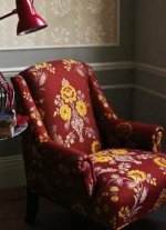 ZOFFANY ROSES AND CORN FABRIC